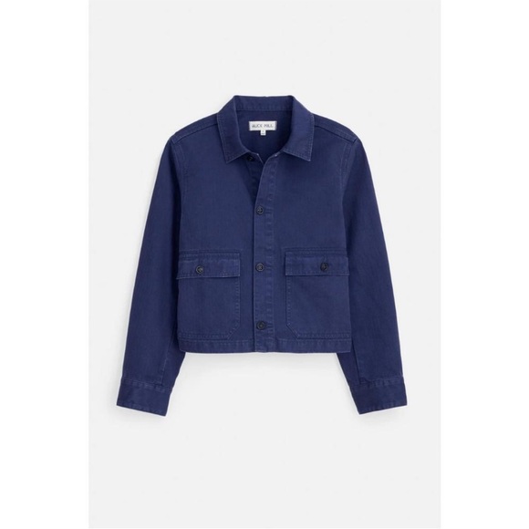 NWT Alex Mill Marfa Work Jacket in Midnight Blue - Picture 5 of 7